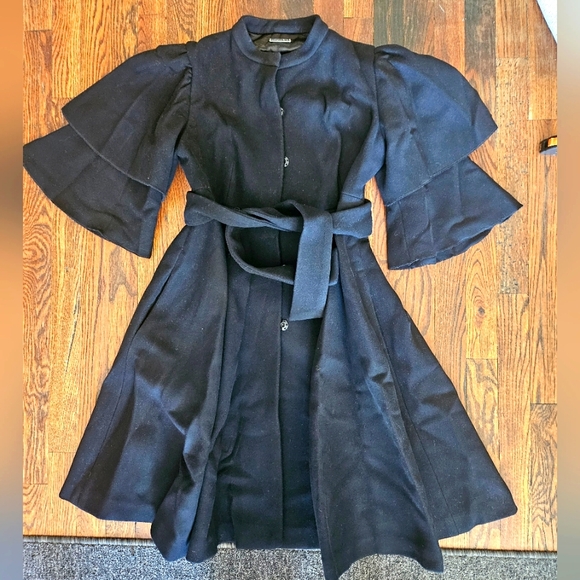 Rare! Loeffler Randall Winter Ruffled Coat